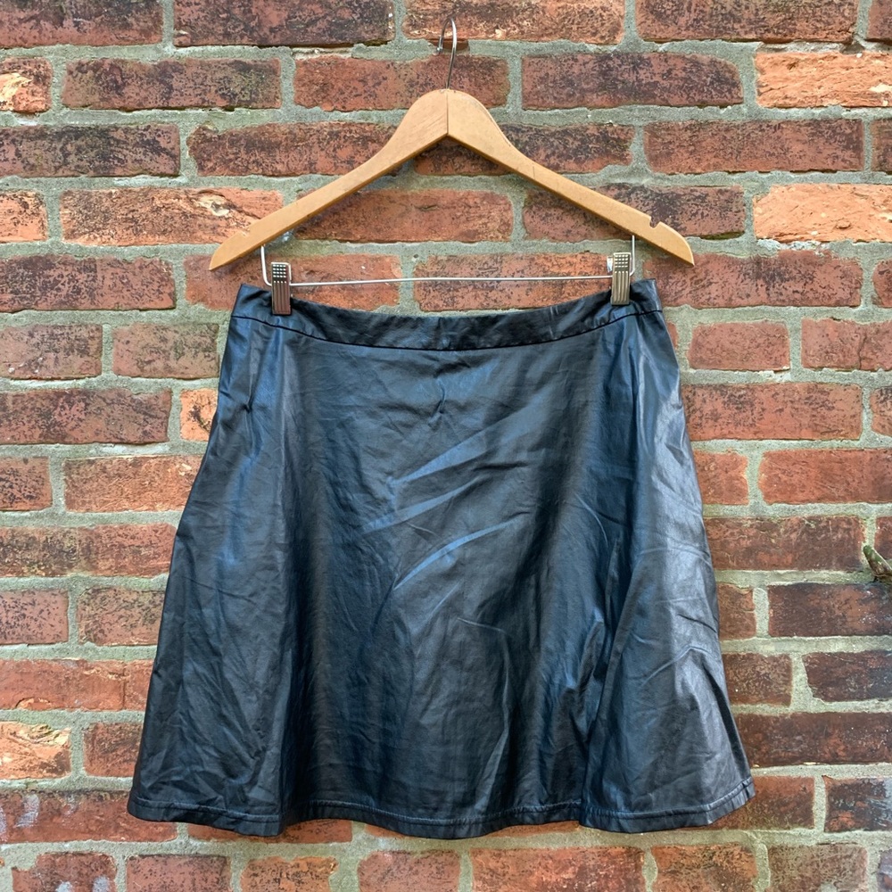 LOFT | Vegan Leather Skirt
